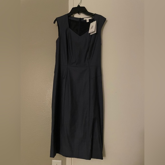 NWT Hugo Boss Navy Blue Sheath Dress Suit 💼 - Picture 4 of 14